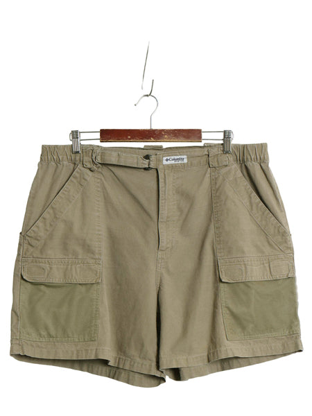 コロンビア PFG コットン フィッシング ショーツ メンズ XL / サファリ ショートパンツ 短パン ノータック キャンバス カーゴ 大きいサイズ