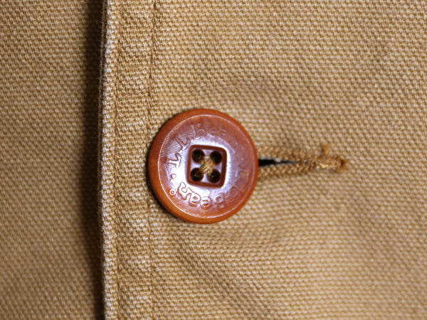 エルエルビーン ダック ハンティング ジャケット メンズ L / アウトドア カバーオール フィールド ハーフ コート フランネル ライナー付き