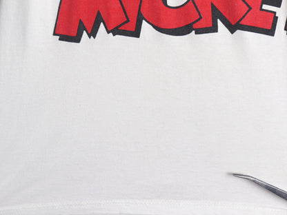 80s USA製 ミッキー イラスト プリント Tシャツ メンズ レディース XL 程 ヴィンテージ キャラクター ディズニー 半袖Tシャツ 大きいサイズ