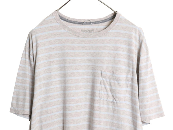 パタゴニア ボーダー ポケット付き 半袖 Tシャツ メンズ XL / 19年製 アウトドア ポケT オーガニック コットン ツートン 薄手 大きいサイズ