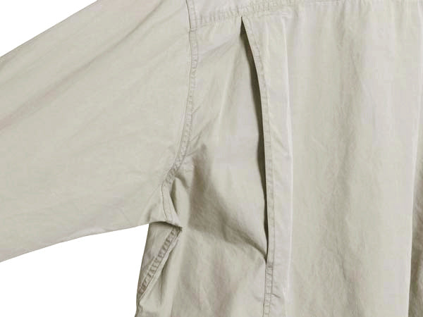 00s オービス 長袖 フィッシング シャツ メンズ L / オールド アウトドア サファリ ワーク コットン 長袖シャツ 無地 ポケット付き カーキ
