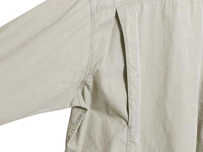 00s オービス 長袖 フィッシング シャツ メンズ L / オールド アウトドア サファリ ワーク コットン 長袖シャツ 無地 ポケット付き カーキ