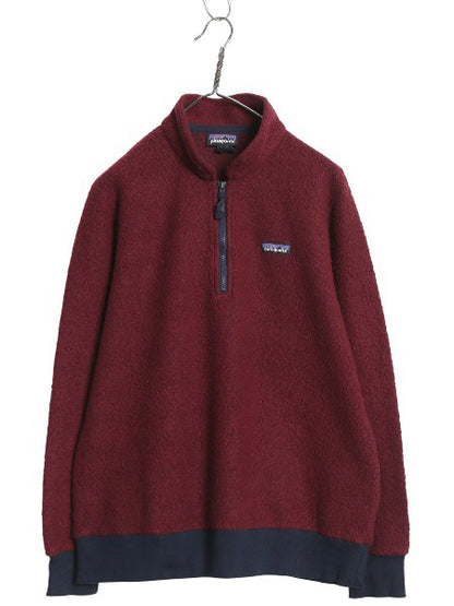 パタゴニア ウーリエステル フリース ジャケット レディース XL / 古着 18年製 ハーフジップ ジャンパー プルオーバー ウール 大きいサイズ