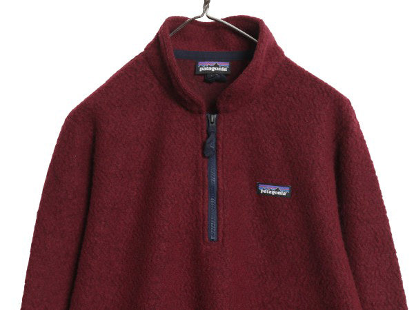 パタゴニア ウーリエステル フリース ジャケット レディース XL / 古着 18年製 ハーフジップ ジャンパー プルオーバー ウール 大きいサイズ