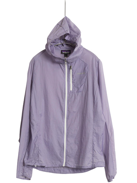 パタゴニア フーディニ ジャケット レディース M / 17年製 フルジップ ナイロン パーカー ジャンパー ブルゾン パッカブル ワンポイント 紫