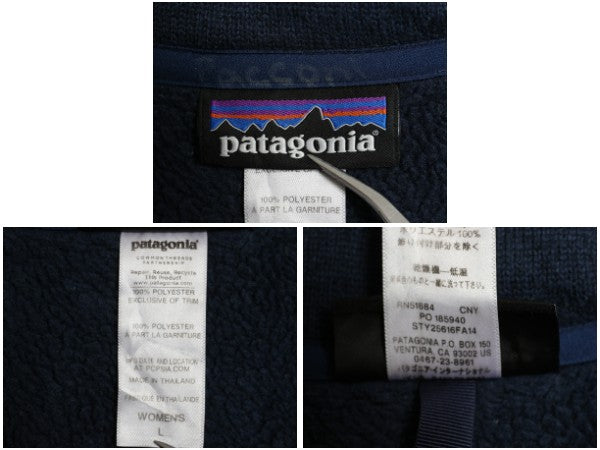 パタゴニア ベターセーター ハーフジップ レディース L / 14年製 アウトドア 裏起毛 フリース セーター プルオーバー ジャケット ブルゾン