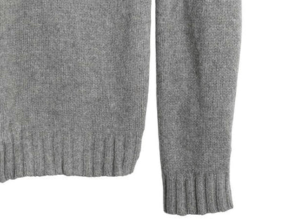 90s ポロ ラルフローレン フルジップ ニット セーター ジャケット メンズ L / オールド ラム ウール カーディガン ハイネック ドライバーズ