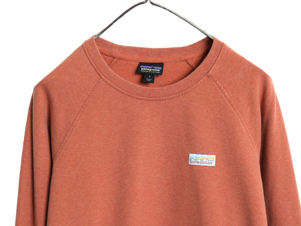 パタゴニア クルーネック スウェット レディース S 19年製 アウトドア トレーナー ロンT 長袖 ストレッチ Tシャツ カットソー ワンポイント