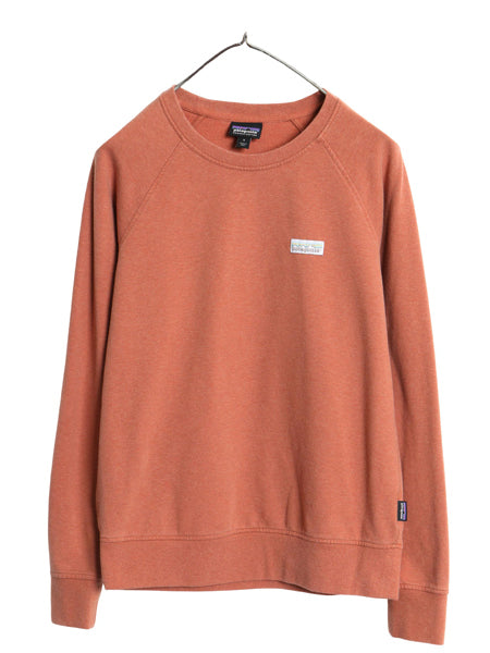 パタゴニア クルーネック スウェット レディース S 19年製 アウトドア トレーナー ロンT 長袖 ストレッチ Tシャツ カットソー ワンポイント