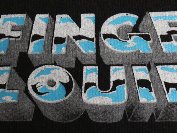90s USA製 ★ 88FINGERSLOUIE メタリカ パロディ イラスト プリント Tシャツ メンズ XL / 古着 オールド 当時物 バンド ロック パンク 黒