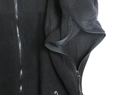 00s 米軍実物 ECWCS GEN2 フルジップ フリース ジャケット メンズ L 01年製 オールド ミリタリー アーミー ブルゾン 軍物 ポーラテック 黒