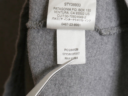 パタゴニア 両面 プリント 長袖 Tシャツ メンズ L / 17年製 アウトドア ロンT ロングスリーブ P6 バックプリント オーガニック コットン 灰