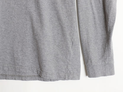 パタゴニア 両面 プリント 長袖 Tシャツ メンズ L / 17年製 アウトドア ロンT ロングスリーブ P6 バックプリント オーガニック コットン 灰