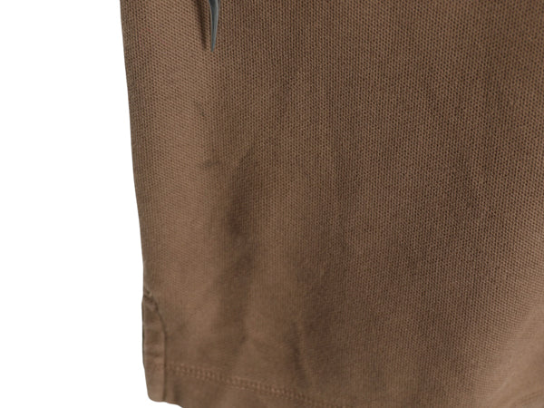 パタゴニア 鹿の子 長袖 ポロシャツ メンズ XL 古着 06年製 長袖シャツ ロングスリーブ オーガニック コットン カットソー 大きいサイズ 茶