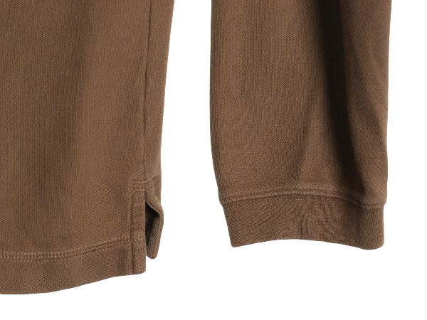 パタゴニア 鹿の子 長袖 ポロシャツ メンズ XL 古着 06年製 長袖シャツ ロングスリーブ オーガニック コットン カットソー 大きいサイズ 茶