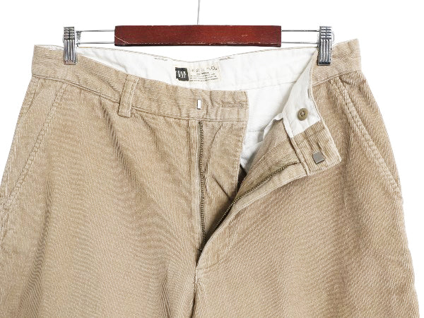 00s オールド ギャップ 細畝 コーデュロイ パンツ メンズ 34 30 / ストレート ノータック コットン スラックス ボトムス ゆったり シンプル
