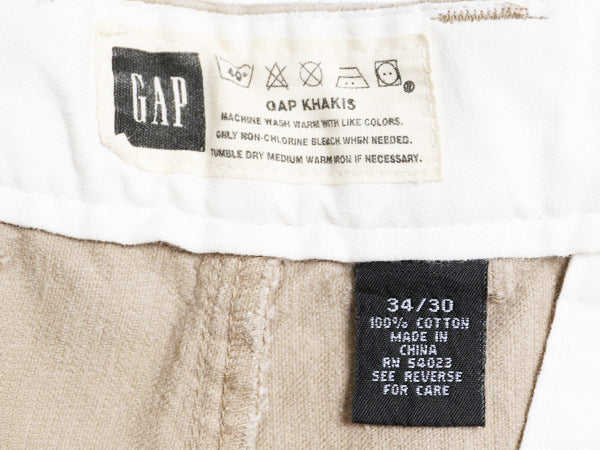 00s オールド ギャップ 細畝 コーデュロイ パンツ メンズ 34 30 / ストレート ノータック コットン スラックス ボトムス ゆったり シンプル