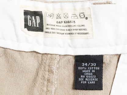 00s オールド ギャップ 細畝 コーデュロイ パンツ メンズ 34 30 / ストレート ノータック コットン スラックス ボトムス ゆったり シンプル