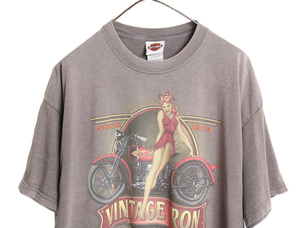 USA製 ハーレー ダビッドソン 両面 プリント 半袖 Tシャツ メンズ XL