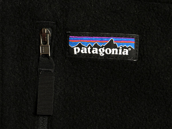 US企画 パタゴニア クラシック シンチラ フリース ベスト メンズ М / 19年製 前開き フルジップ アウトドア 重ね着 ハイネック ブラック
