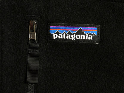 US企画 パタゴニア クラシック シンチラ フリース ベスト メンズ М / 19年製 前開き フルジップ アウトドア 重ね着 ハイネック ブラック