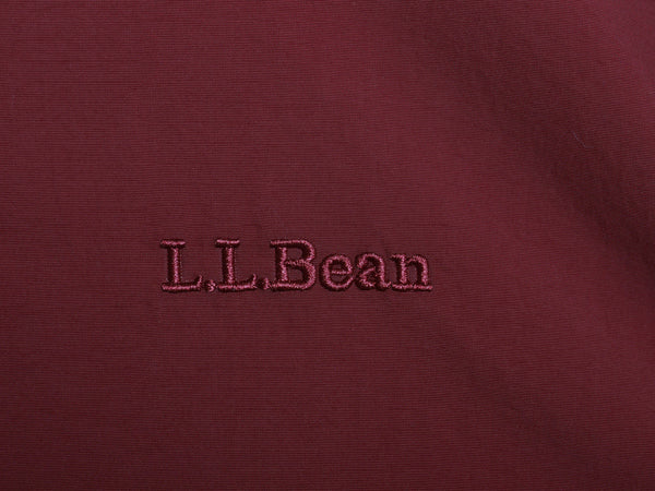 00s エルエルビーン ナイロン ウォームアップ ジャケット メンズ L / オールド アウトドア フルジップ チェック フランネル ライナー付き