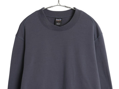 00s USA製 パタゴニア キャプリーン トップス メンズ L / オールド 02年製 アウトドア ストレッチ 裏 フリース Tシャツ ワンポイント ロンT