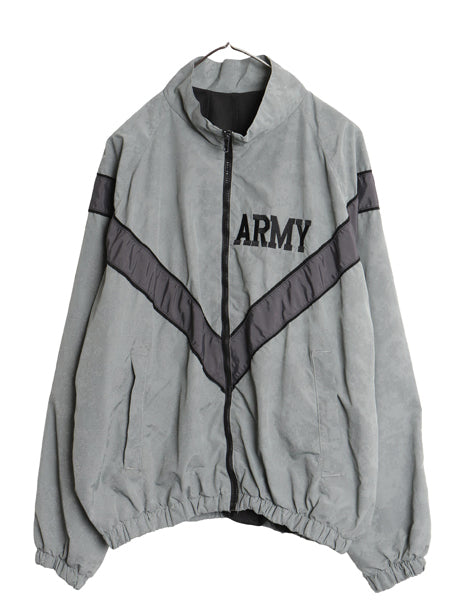 00s 米軍実物 US ARMY ACU 迷彩 リフレクター ナイロン トレーニング ジャケット SMALL REGULAR / 09年製 オールド ミリタリー IPFU 軍物