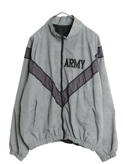 00s 米軍実物 US ARMY ACU 迷彩 リフレクター ナイロン トレーニング ジャケット SMALL REGULAR / 09年製 オールド ミリタリー IPFU 軍物