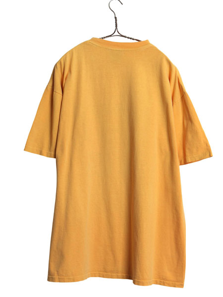 90s 企業 アート イラスト プリント 半袖 Tシャツ メンズ XL オールド
