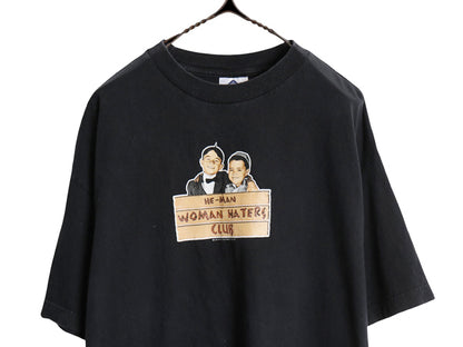 00s ★ ちびっこギャング ムービー イラスト プリント Tシャツ メンズ XL オールド オフィシャル 映画 リトルラスカルズ 大きいサイズ 黒