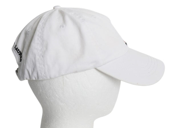 ポロベア ポロ ラルフローレン コットン ベースボール キャップ フリーサイズ 帽子 キャラクター チノ トラッカー ハット ワンポイント 白