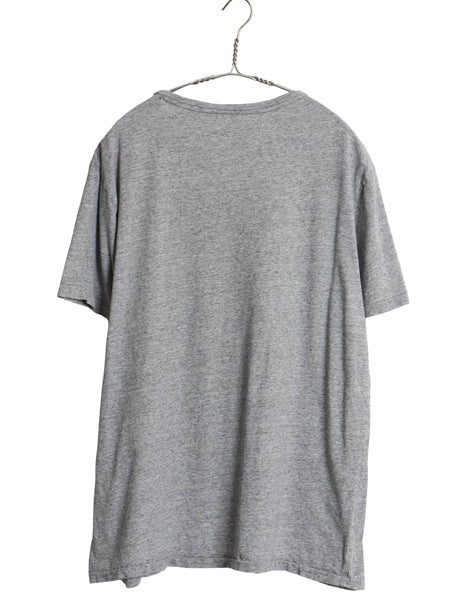 ポロ ラルフローレン 染込み プリント Tシャツ メンズ L / ヴィンテージ 加工 カットソー シングルステッチ グラフィック イーグル 星条旗