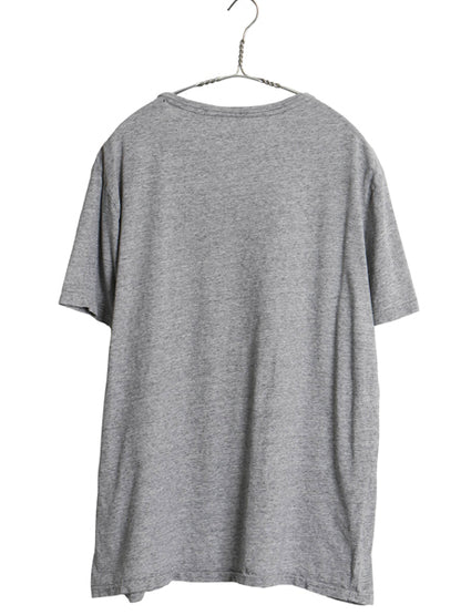 ポロ ラルフローレン 染込み プリント Tシャツ メンズ L / ヴィンテージ 加工 カットソー シングルステッチ グラフィック イーグル 星条旗