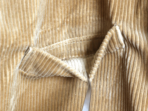 デッドストック 90s ポロ ラルフローレン 太畝 コーデュロイ テーラード ジャケット メンズ XL / オールド ポロ ブレザー 大きいサイズ 茶