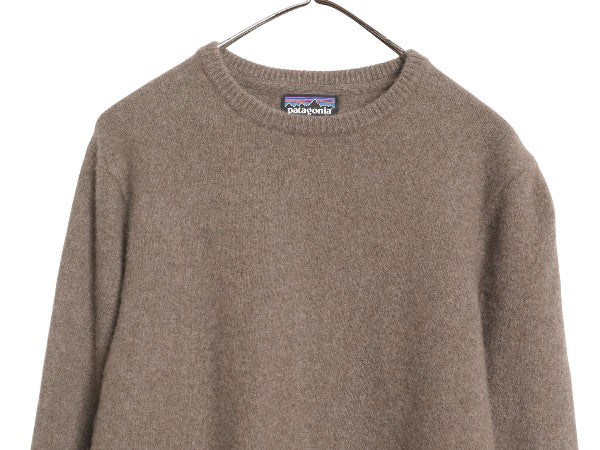 パタゴニア カシミヤ ウール 長袖 ニット セーター メンズ L 小さめ レディース M / 22年製 アウトドア ハイゲージ シンプル きれいめ 無地