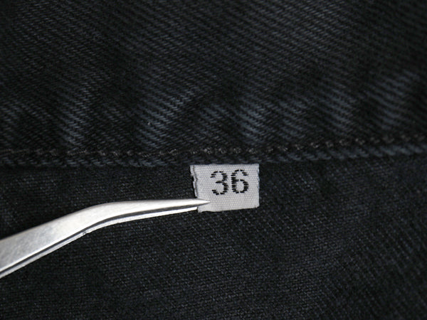 90s USA製 ☆ ゲス GEORGES MARCIANO カットオフ ブラック デニム ショーツ メンズ 36 オールド Y2K ストリート バギー ショートパンツ 黒