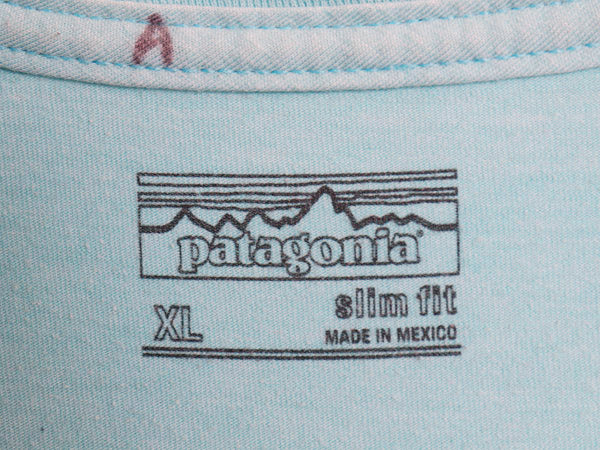 パタゴニア プリント 半袖 Tシャツ メンズ XL / アウトドア フィッツロイ クレスト グラフィック オーガニック コットン 細身 大きいサイズ