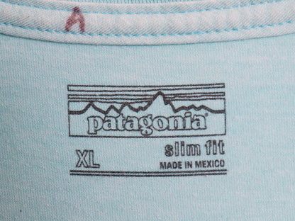 パタゴニア プリント 半袖 Tシャツ メンズ XL / アウトドア フィッツロイ クレスト グラフィック オーガニック コットン 細身 大きいサイズ
