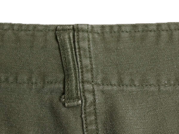 70s ★ 米軍実物 US ARMY コットン サテン ベイカー パンツ 実寸 34 29 程/ 73年製 ヴィンテージ ファティーグ ユーティリティ OG107 軍物