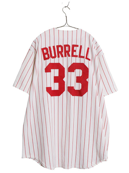 USA製 フィリーズ ベースボール シャツ メンズ XL / MLB オフィシャル マジェスティック 大リーグ ユニフォーム ゲームシャツ 大きいサイズ