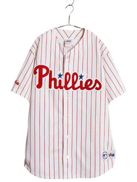 USA製 フィリーズ ベースボール シャツ メンズ XL / MLB オフィシャル マジェスティック 大リーグ ユニフォーム ゲームシャツ 大きいサイズ