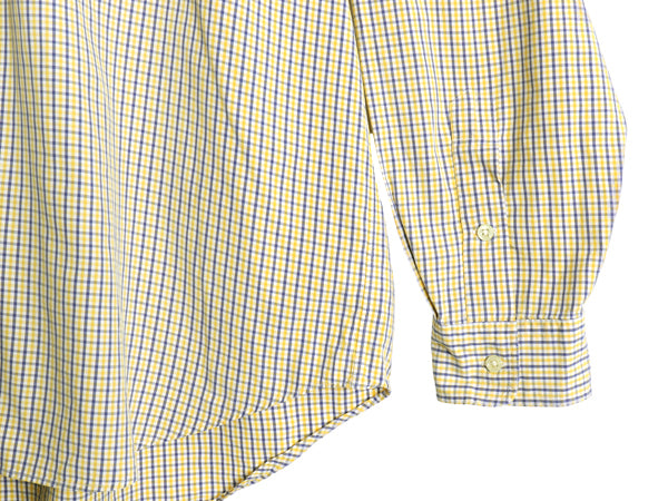 90s ラルフローレン チェック 長袖 ボタンダウン シャツ メンズ XL / オールド 長袖シャツ コットン ワイシャツ 大きいサイズ マルチカラー