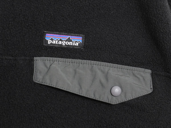 パタゴニア ライトウェイト シンチラ スナップT メンズ M / 18年製 フリース プルオーバー ジャケット アウトドア ブルゾン ジャンパー 黒