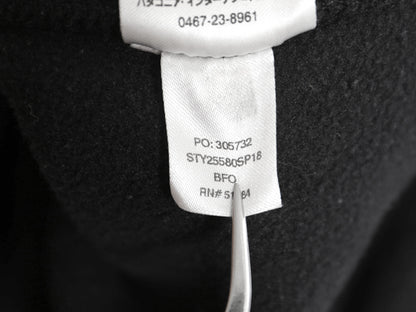 パタゴニア ライトウェイト シンチラ スナップT メンズ M / 18年製 フリース プルオーバー ジャケット アウトドア ブルゾン ジャンパー 黒