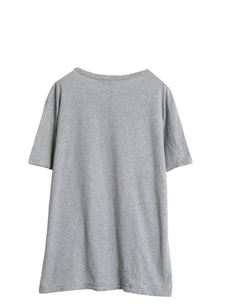ポロベア ポロ ラルフローレン プリント 半袖 Tシャツ メンズ XL キャラクター カットソー シングルステッチ クルーネック 大きいサイズ 灰