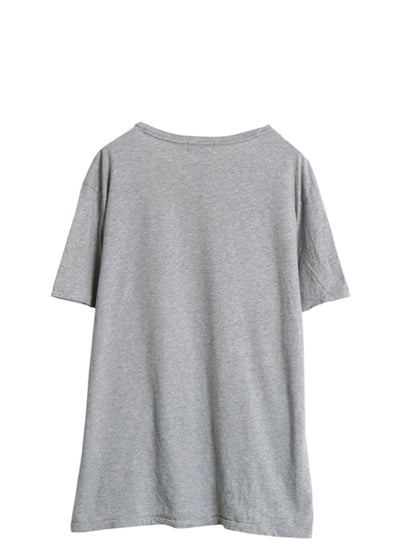 ポロベア ポロ ラルフローレン プリント 半袖 Tシャツ メンズ XL キャラクター カットソー シングルステッチ クルーネック 大きいサイズ 灰