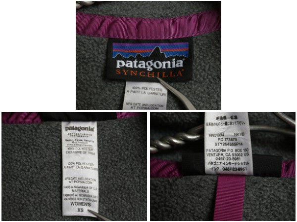 パタゴニア ライトウェイト シンチラ スナップT レディース XS 12年製 フリース プルオーバー ジャケット ブルゾン アウトドア ジャンパー