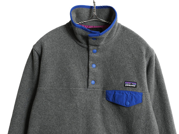 パタゴニア ライトウェイト シンチラ スナップT レディース XS 12年製 フリース プルオーバー ジャケット ブルゾン アウトドア ジャンパー