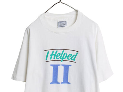 90s USA製 企業 ミルキーウェイ プリント 半袖 Tシャツ メンズ XL 当時物 オールド ヘビーウェイト コットン チョコレート 大きいサイズ 白